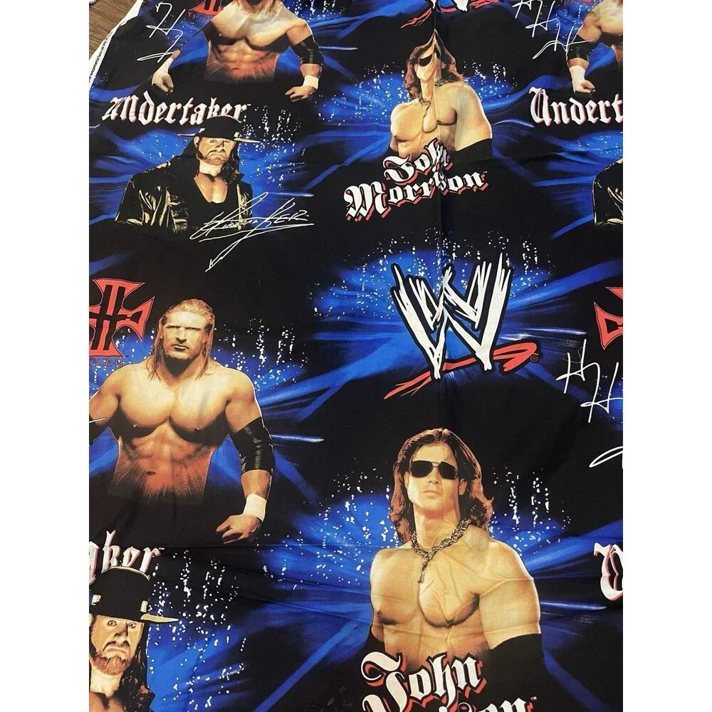 World Wrestling WWE Fabric Undertaker John Morrison Triple H 4 Yards 2008